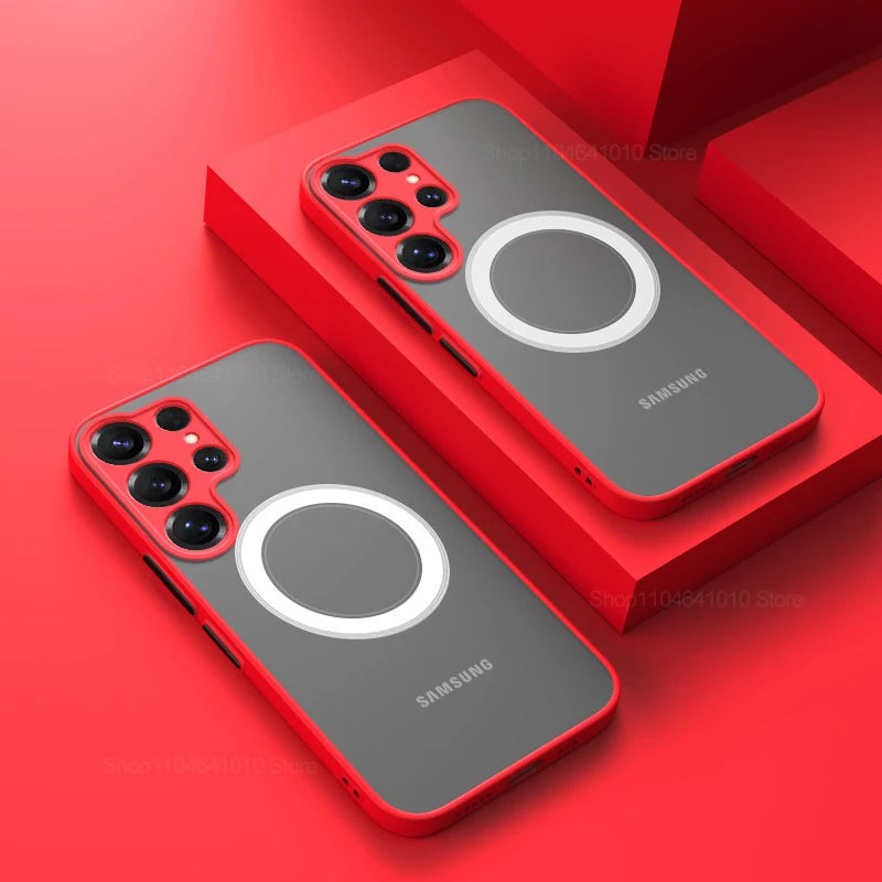 Telefoon Case Matte Magnetisch voor Samsung Galaxy 9