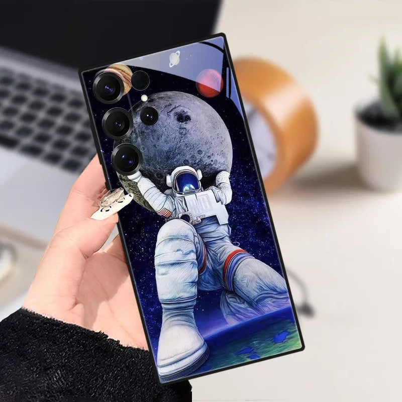 Telefoon Case met Dierlijke Ontwerpen voor Samsung Galaxy S25 24