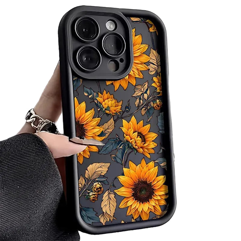 Telefoon Case voor iPhone met Bloemenprint 2