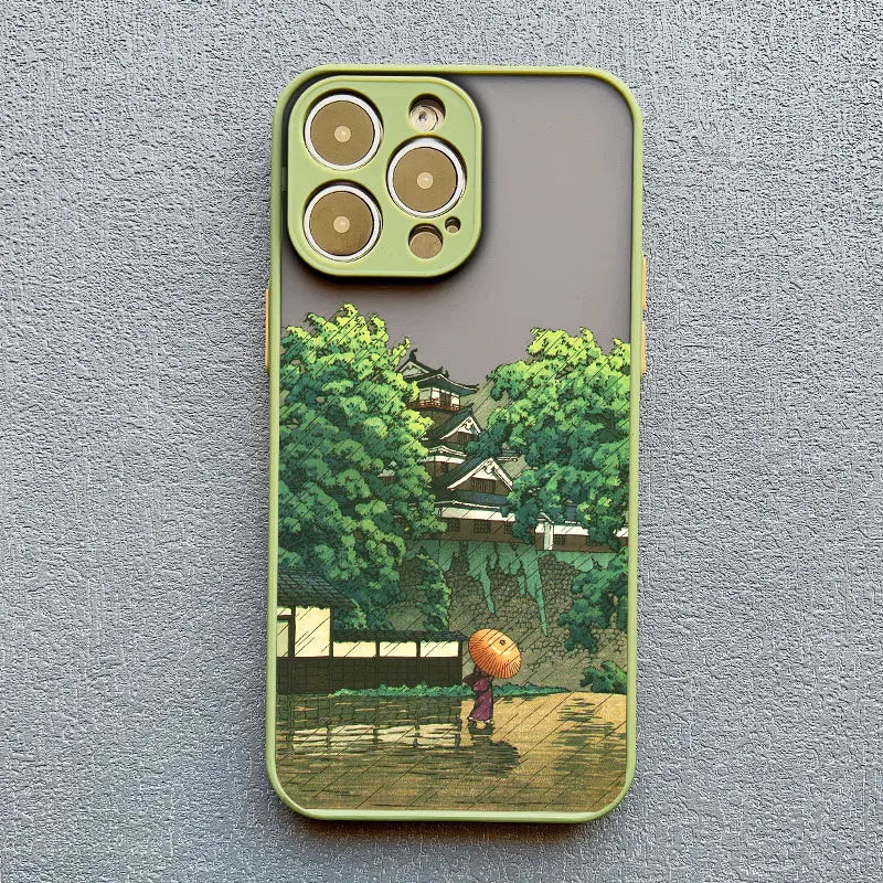 Telefoonhoes voor iPhone met Uniek Landschap Ontwerp 6