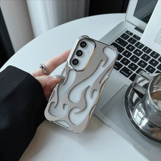Telefoonhoesje 3D Vlam Patroon voor Samsung Galaxy - Slank en Schokbestendig 11