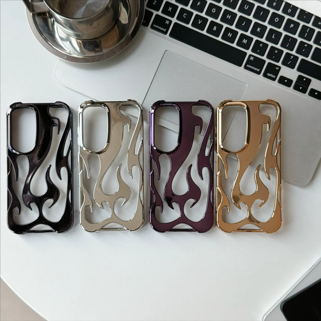 Telefoonhoesje 3D Vlam Patroon voor Samsung Galaxy - Slank en Schokbestendig 5