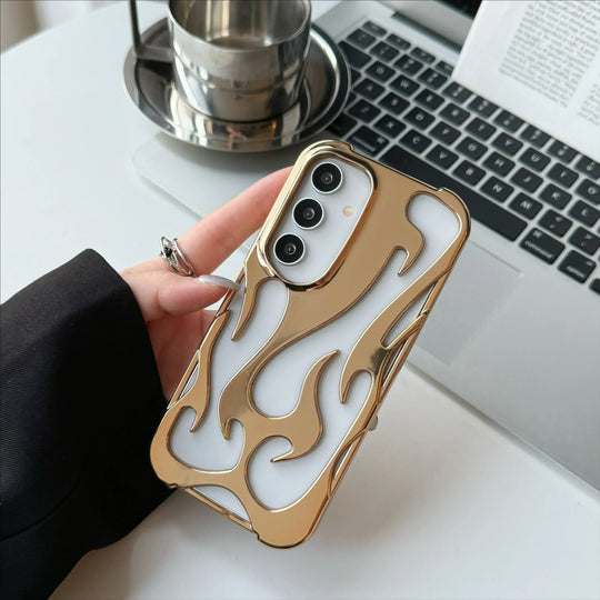 Telefoonhoesje 3D Vlam Patroon voor Samsung Galaxy - Slank en Schokbestendig 7