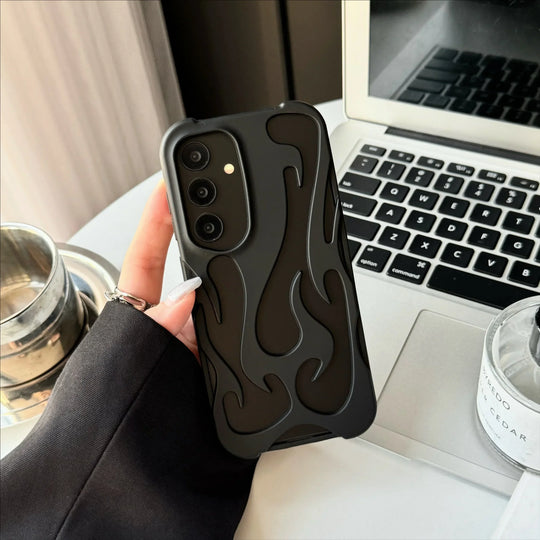 Telefoonhoesje 3D Vlam Patroon voor Samsung Galaxy - Slank en Schokbestendig 8