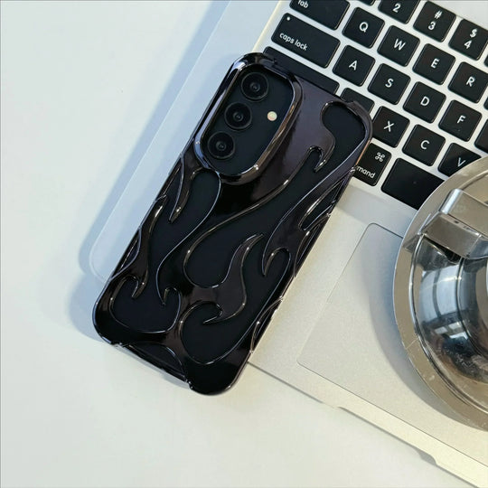 Telefoonhoesje 3D Vlam Patroon voor Samsung Galaxy - Slank en Schokbestendig 9