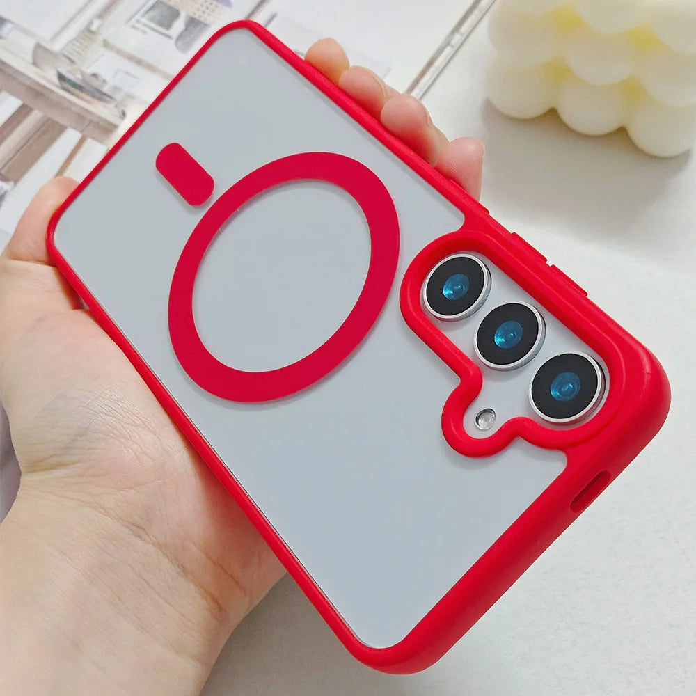 Telefoonhoesje Magnetisch Voor Samsung - Transparant & Schokbestendig 8