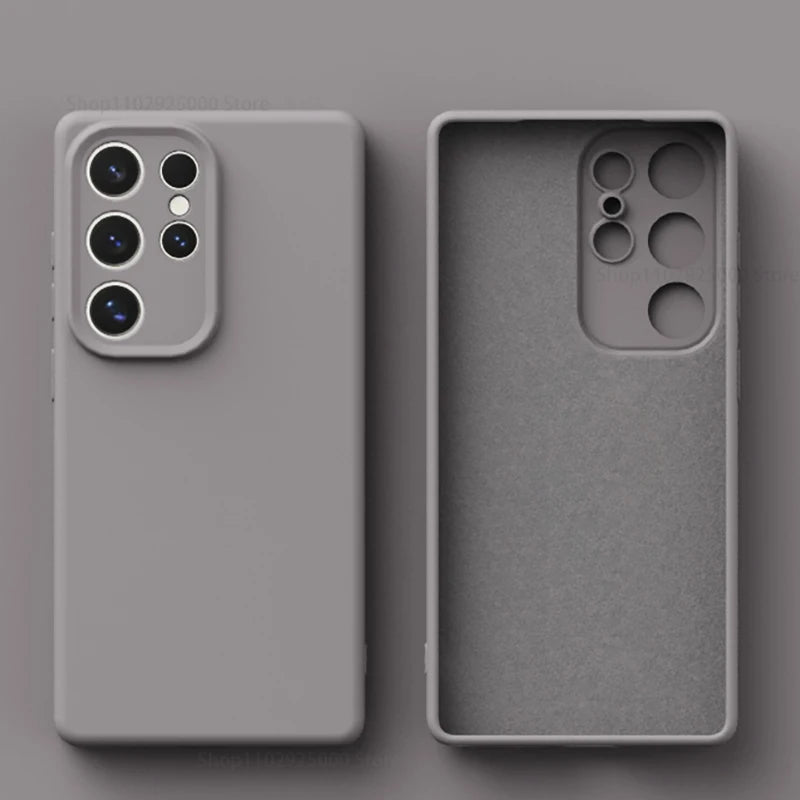 Telefoonhoesje Siliconen Schokbestendig voor Samsung Galaxy S25 S24 S23 0
