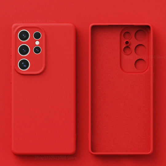 Telefoonhoesje Siliconen Schokbestendig voor Samsung Galaxy S25 S24 S23 14