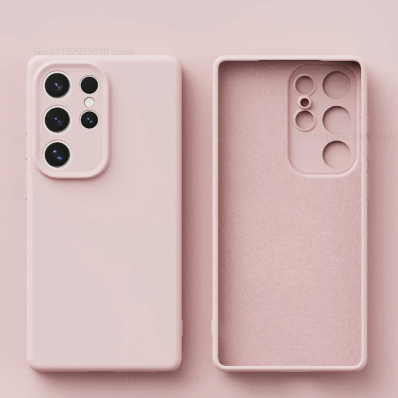 Telefoonhoesje Siliconen Schokbestendig voor Samsung Galaxy S25 S24 S23 6