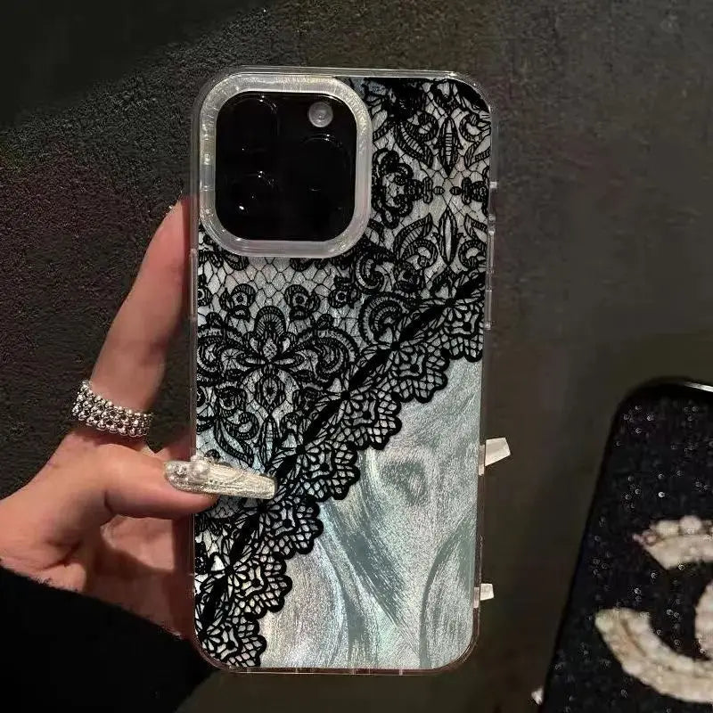 Telefoonhoesje iPhone 13 Met Uniek Kantontwerp voor Stijlvolle Bescherming 1