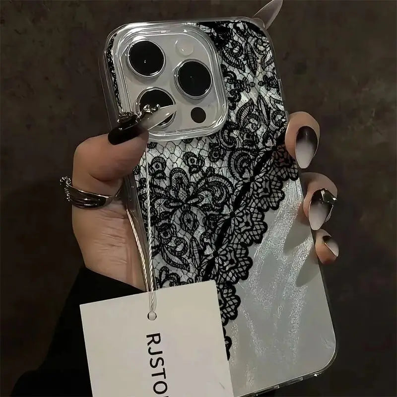 Telefoonhoesje iPhone 13 Met Uniek Kantontwerp voor Stijlvolle Bescherming 2