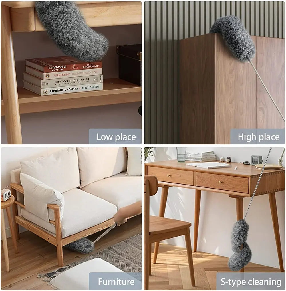 Telescopische Stofdoek met Flexibele Kop voor Effectieve Reiniging 4