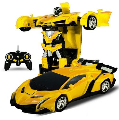Transformatorauto met afstandsbediening voor kinderen 0