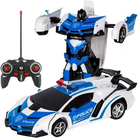 Transformatorauto met afstandsbediening voor kinderen 3