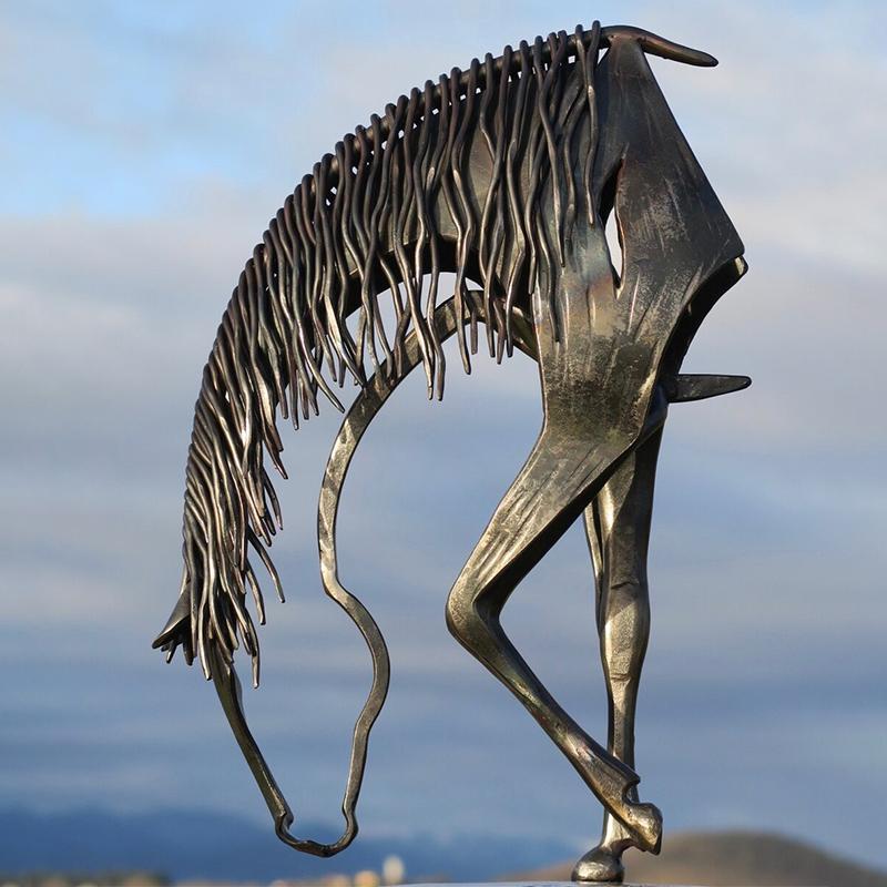 Tuin Paardbeeld Sculptuur Decoratief 2
