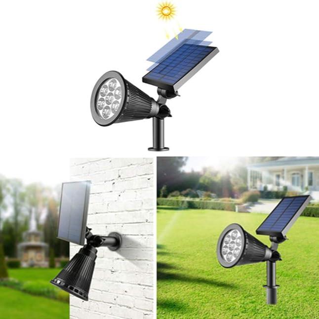 Tuinlamp Solar 9 LED-kleuren Voor Buitenverlichting Op Zonne-energie 4