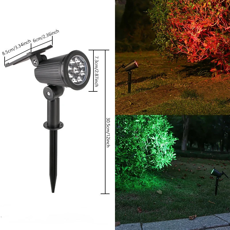 Tuinlamp Solar 9 LED-kleuren Voor Buitenverlichting Op Zonne-energie 6