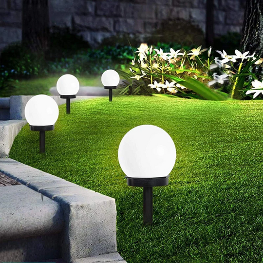 Tuinsysteem LED Zonnebol Verlichting Set van 3 0