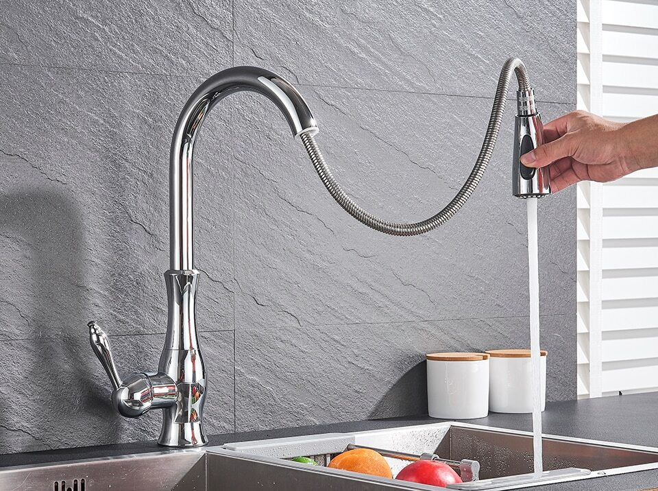 Uittrekbare Keukenkraan Anton Modern Design 4
