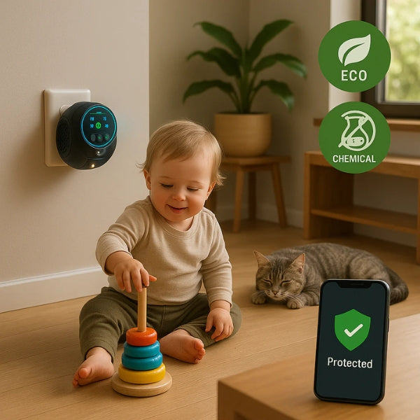 Ultrasoon Rattenafweermiddel Plug-in voor Binnen en Buiten 5