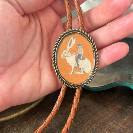 Unisex Bolo Tie met Banjo Kikker Ontwerp 12