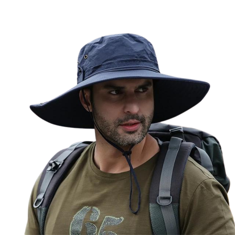 Unisex Bucket Hat Met Verstelbare Kinband Voor Buitenactiviteiten 1