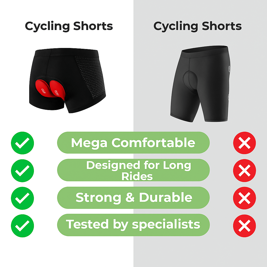 Unisex Fietsbroek met Gelvulling voor Comfortabele Rit 3