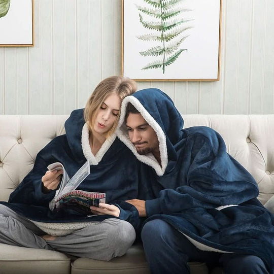 Unisex Hooded Deken voor Comfort en Warmte 5