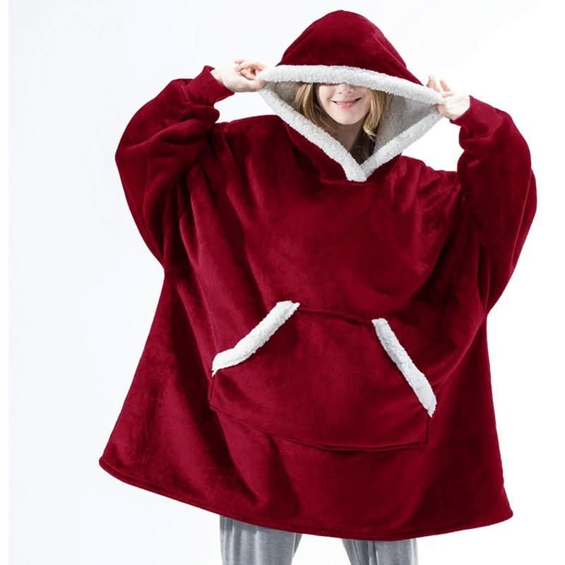 Unisex Hooded Deken voor Comfort en Warmte 7