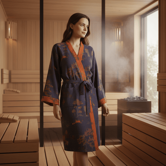 Unisex Kimono Badjas Retro Stijl 0