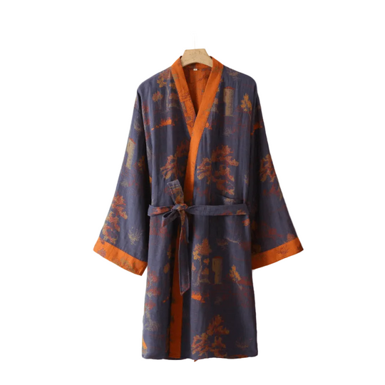Unisex Kimono Badjas Retro Stijl 1