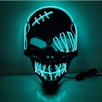 Unisex LED Masker voor Halloween Feest 0
