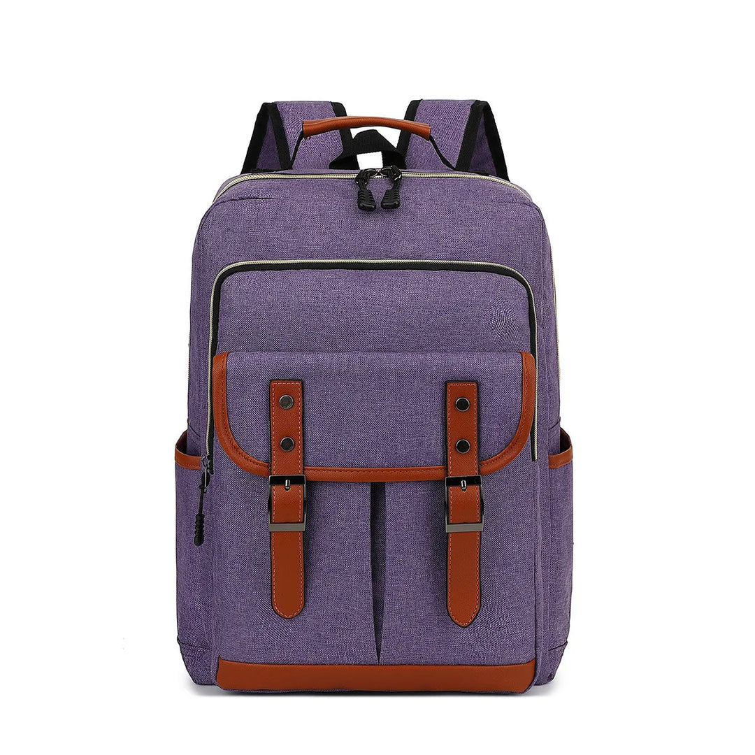 Unisex Laptop Rugzak Waterdicht Vintage Met Laptopvak 12