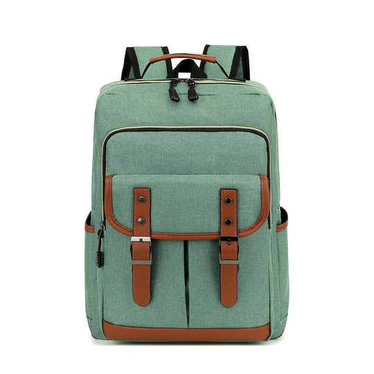Unisex Laptop Rugzak Waterdicht Vintage Met Laptopvak 6