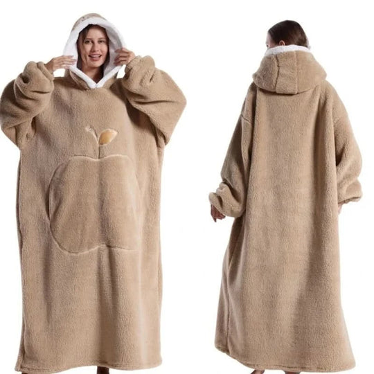 Unisex Oversized Fleece Hoodie voor Comfortabele Ontspanning 6