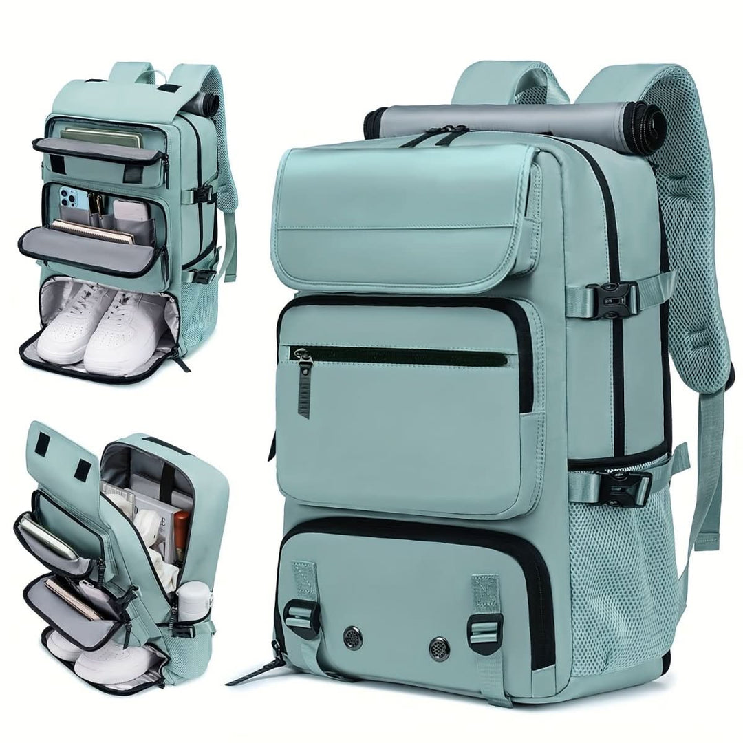 Unisex Reisrugzak met USB-Poort en Schoenenvak 11