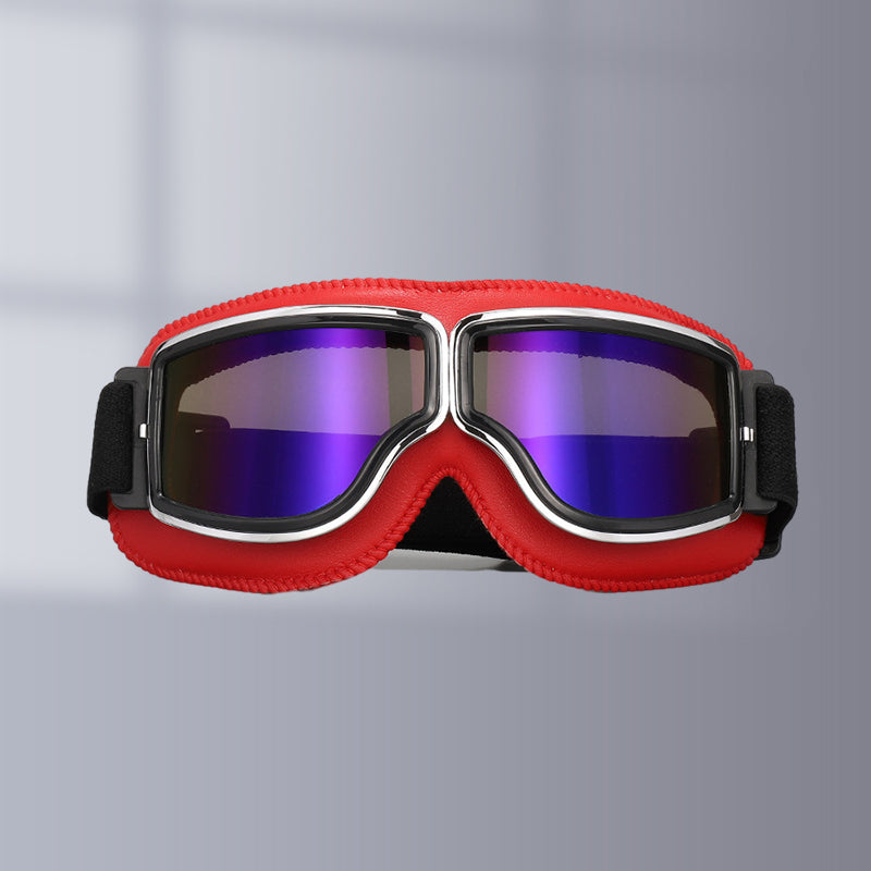 Unisex Retro Pilotenstijl Motorbril Sportief 16