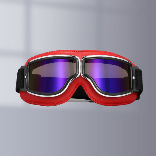 Unisex Retro Pilotenstijl Motorbril Sportief 16