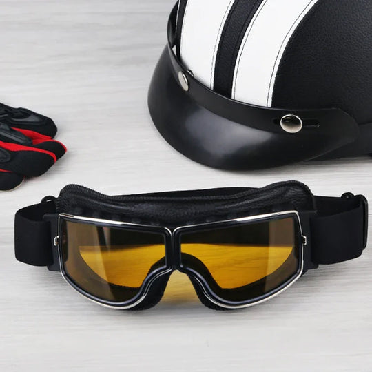 Unisex Retro Pilotenstijl Motorbril Sportief 3
