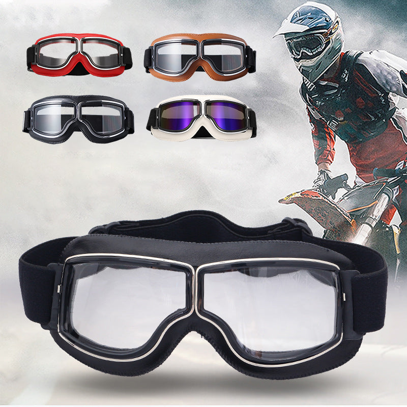 Unisex Retro Pilotenstijl Motorbril Sportief 6