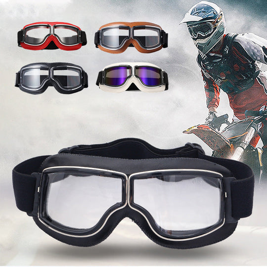 Unisex Retro Pilotenstijl Motorbril Sportief 6