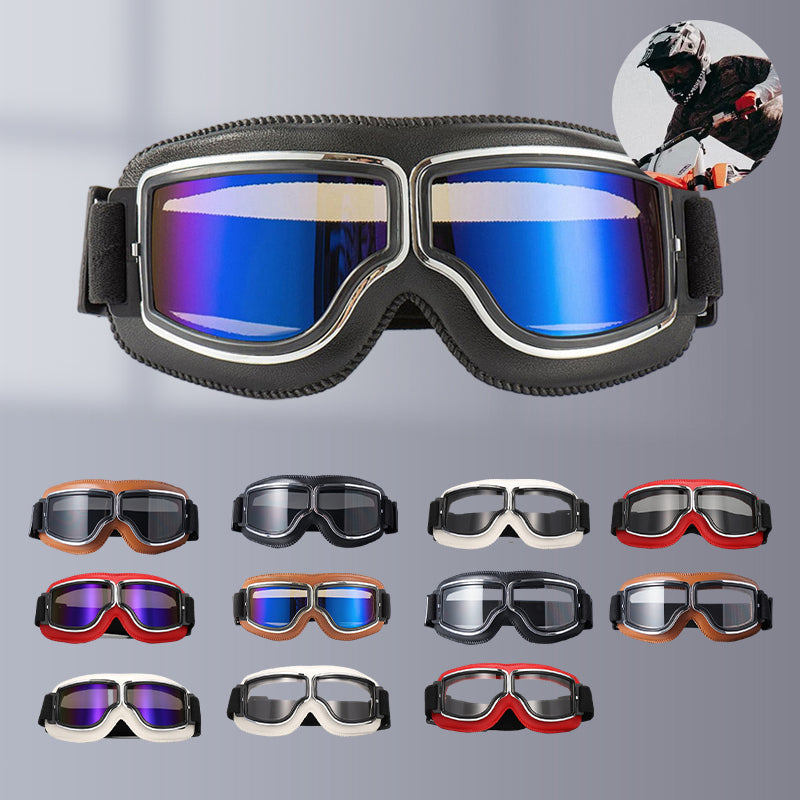 Unisex Retro Pilotenstijl Motorbril Sportief 7