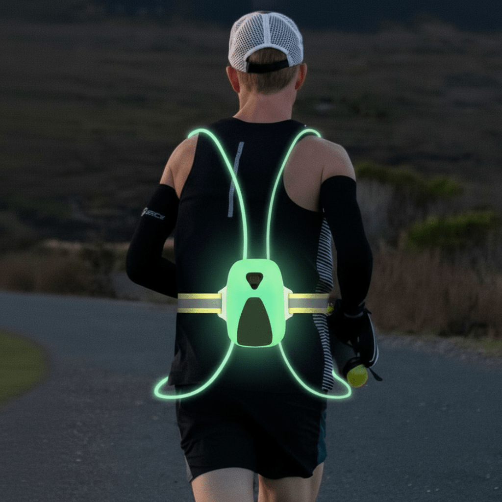 Unisex Veiligheidsvest LED voor Joggen en Buitenactiviteiten 0