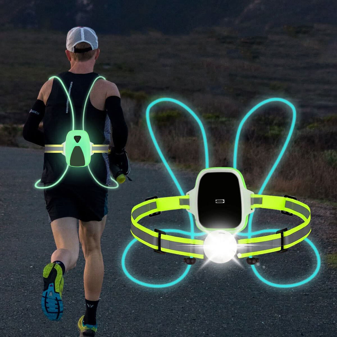 Unisex Veiligheidsvest LED voor Joggen en Buitenactiviteiten 3