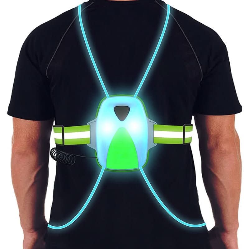 Unisex Veiligheidsvest LED voor Joggen en Buitenactiviteiten 4