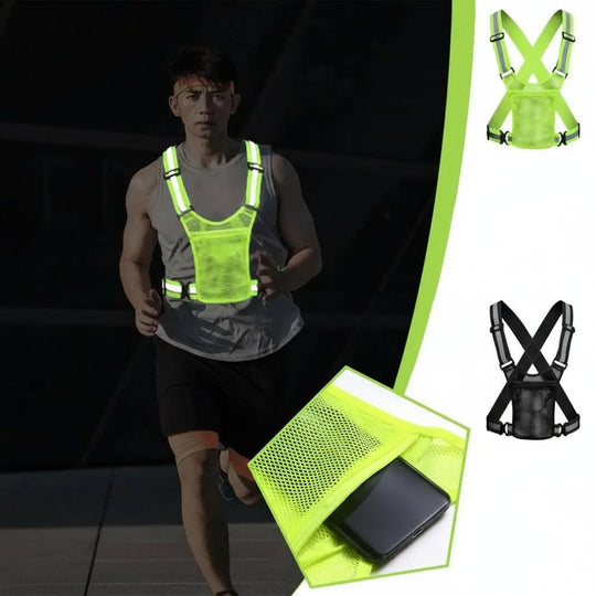 Unisex Veiligheidsvest Reflecterend voor Hardlopen en Fietsen 5