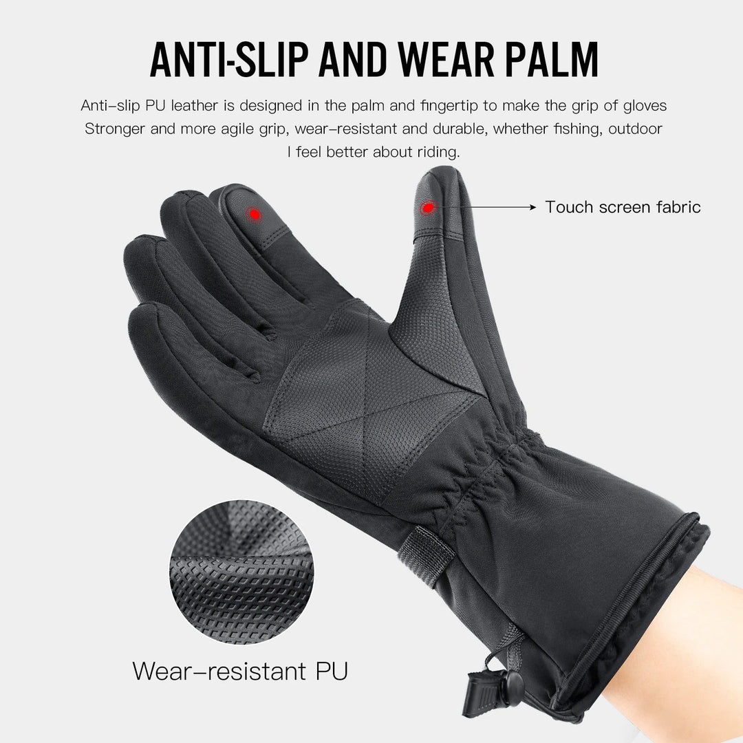 Unisex Verwarmde Handschoenen met Touchscreenfunctie en Waterdicht Ontwerp 4