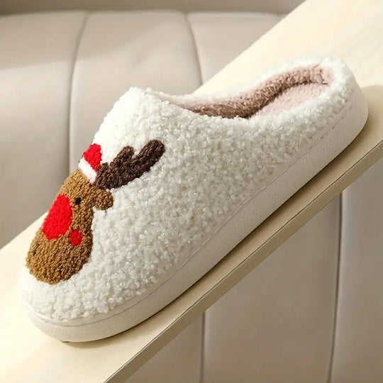 Unisex Warme Huispantoffels met Hertenmotief 6