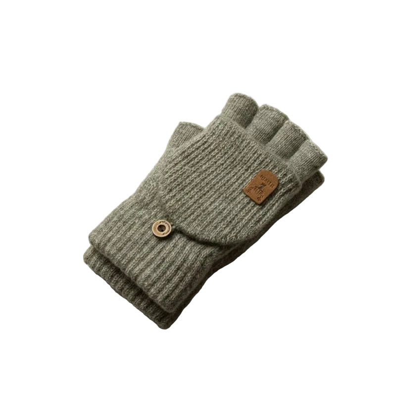 Unisex Winterhandschoenen met Halve Vingers en Touchscreen Functie 0