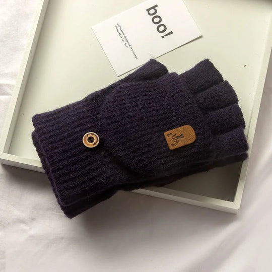 Unisex Winterhandschoenen met Halve Vingers en Touchscreen Functie 2